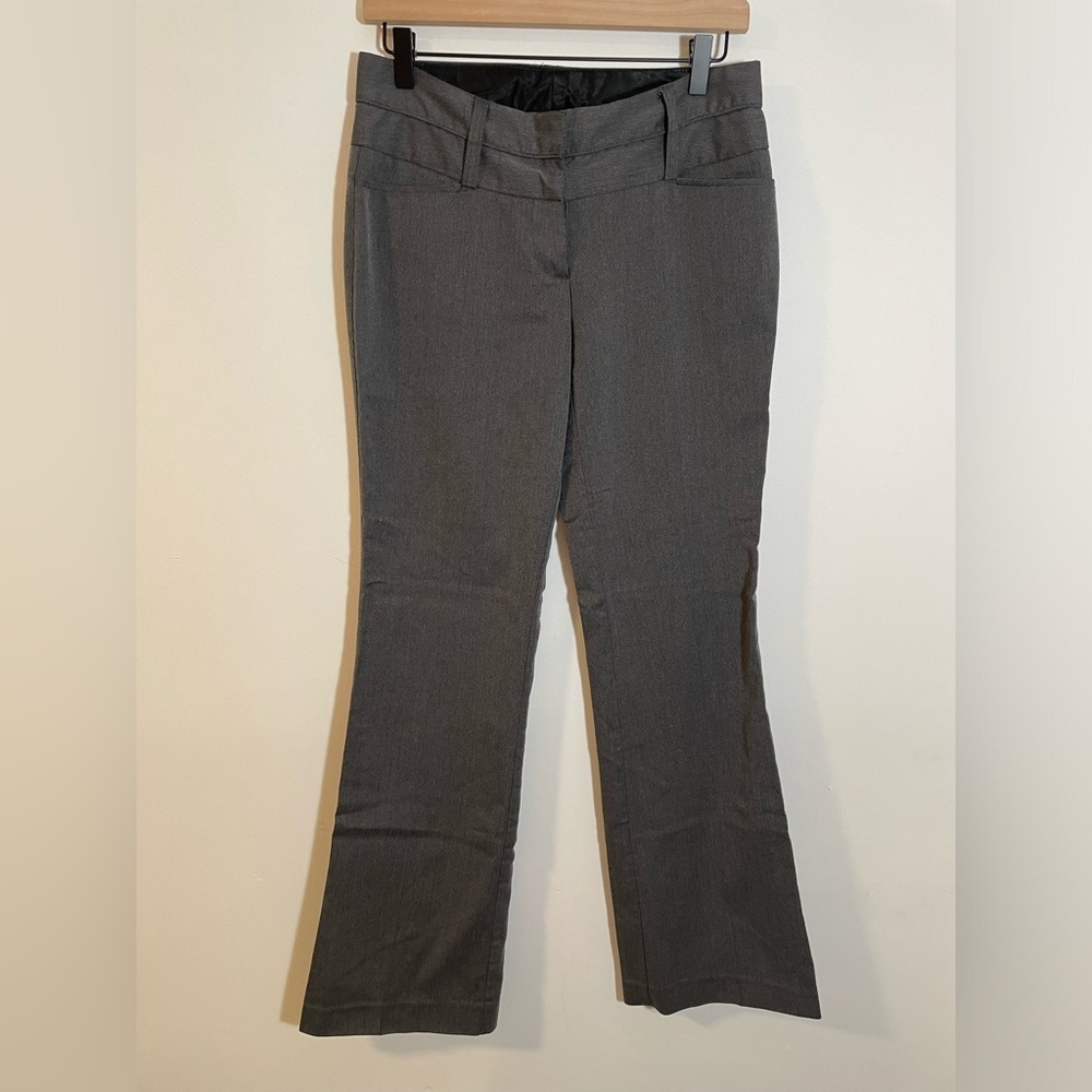 Style That Works By Vanity Gray Dress Pants Juniors Size 3 Y2K Flare Leg